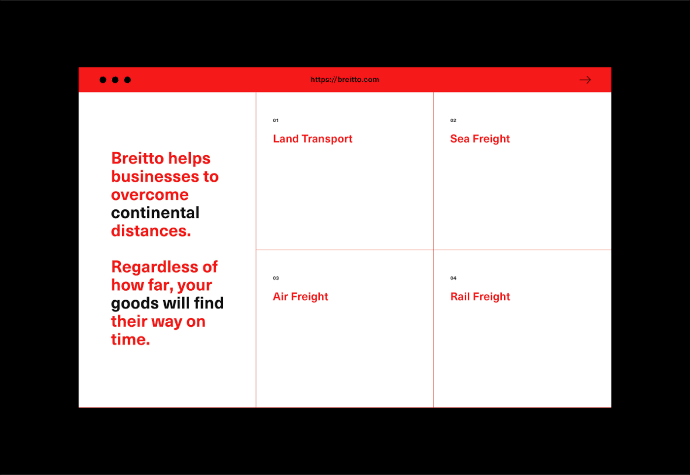 Breitto UI/UX design