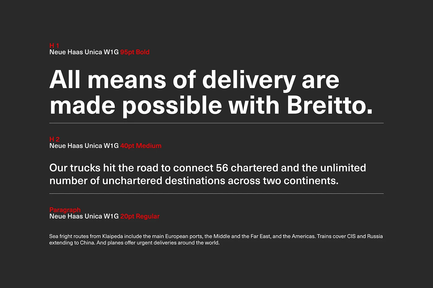 Breitto UI/UX design