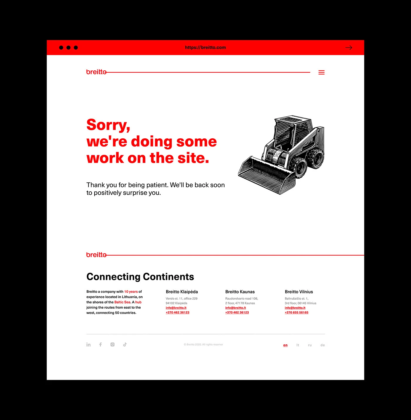 Breitto UI/UX design