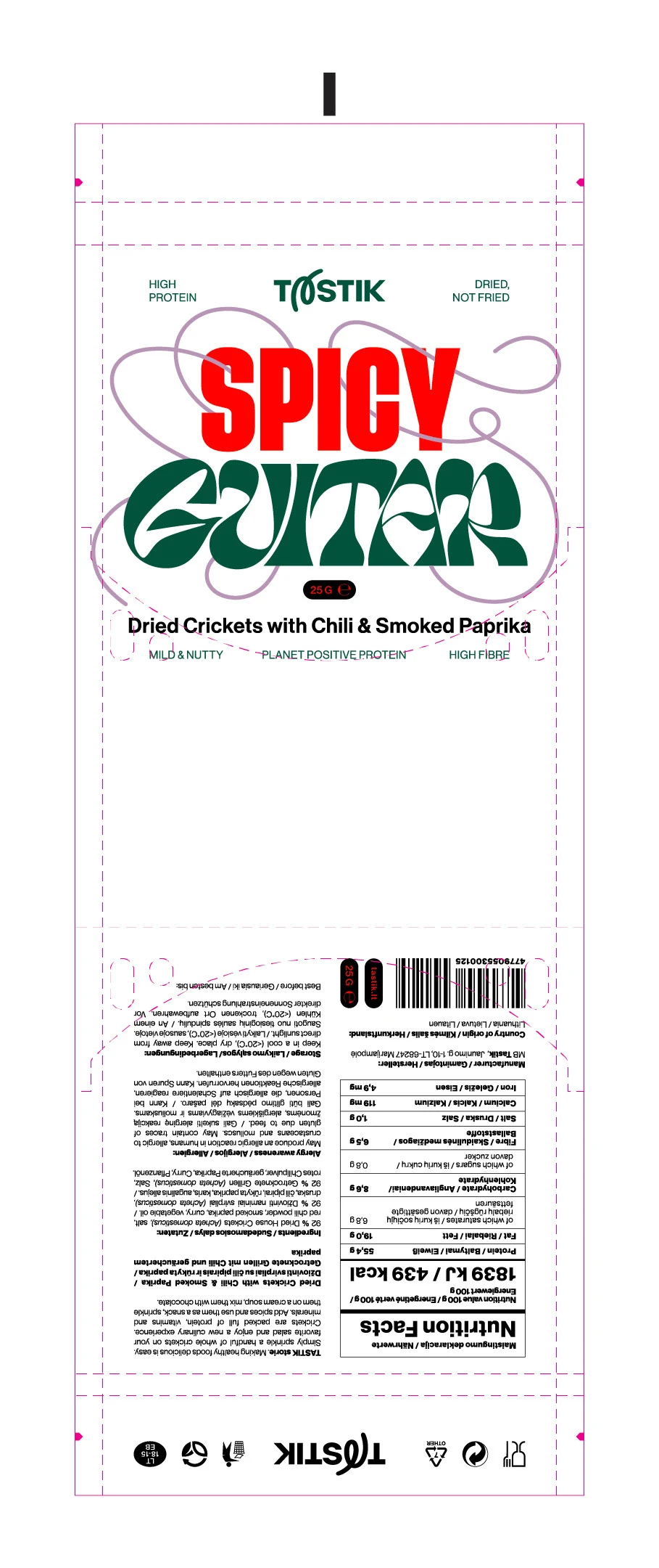Tastik packaging