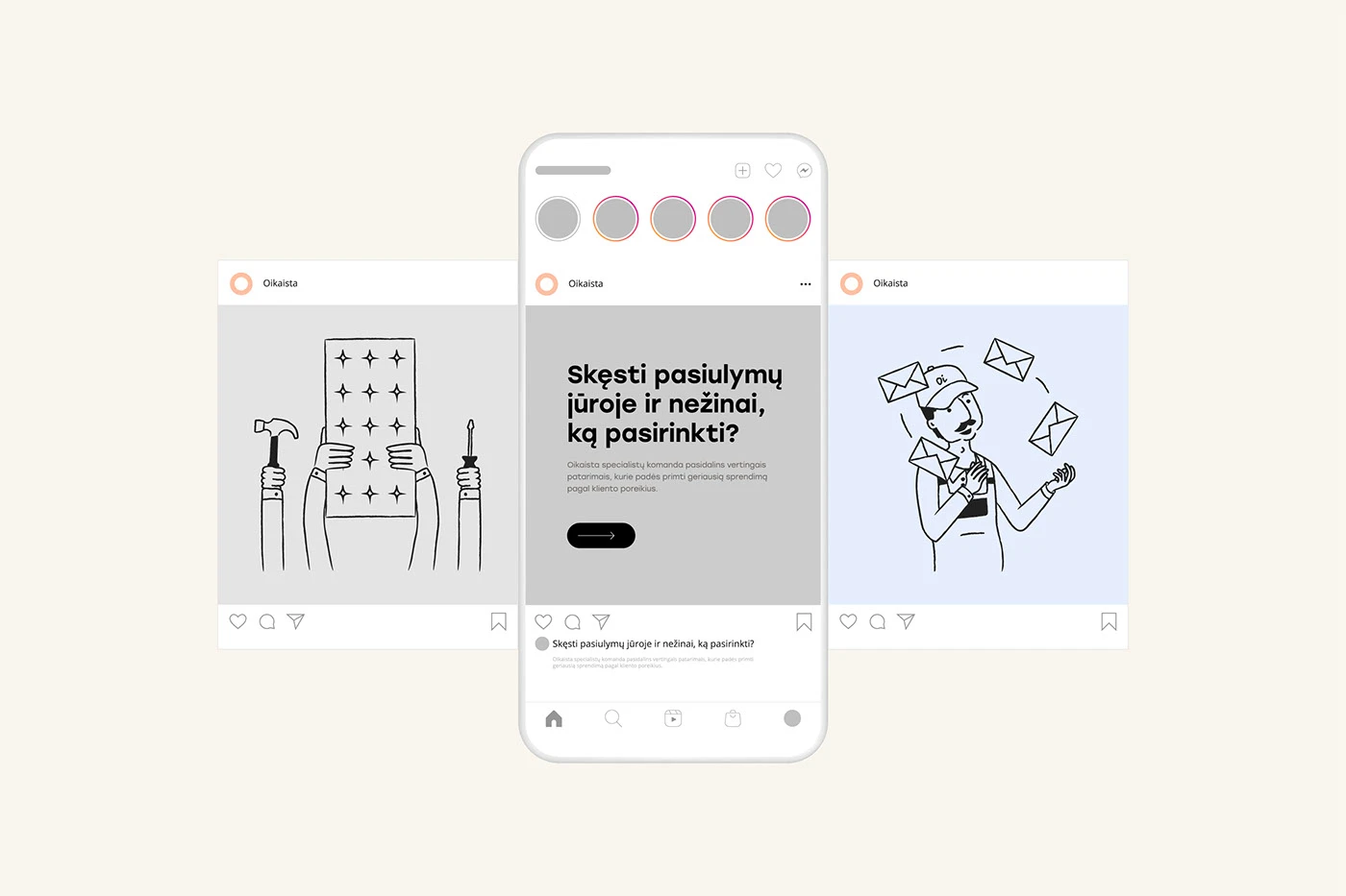 Oikaista branding