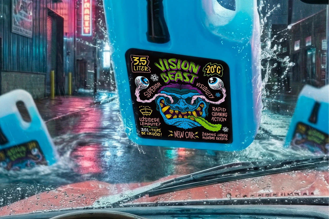 Screenwash packaging