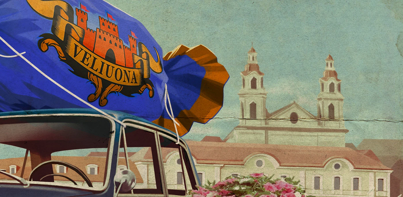 „Veliuona“ candy poster
