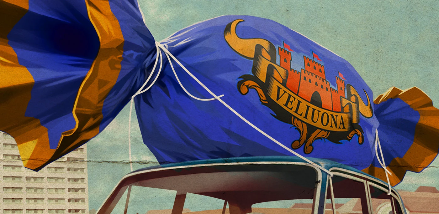 „Veliuona“ candy poster