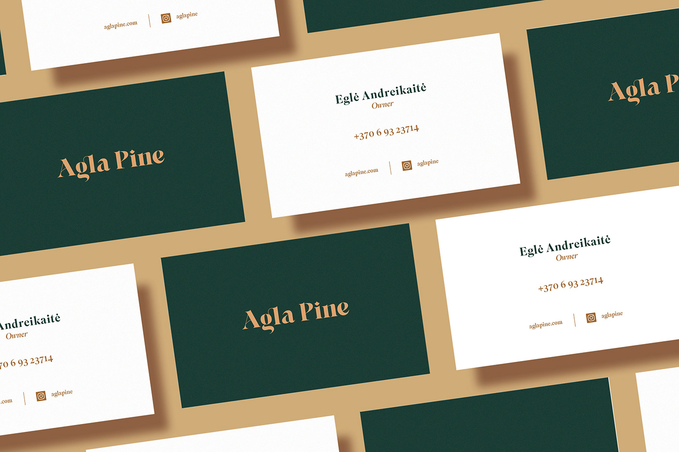 Agla Pine Branding