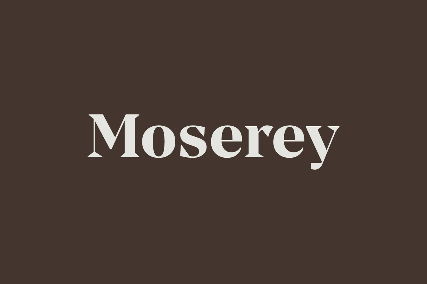 Moserey visual identity