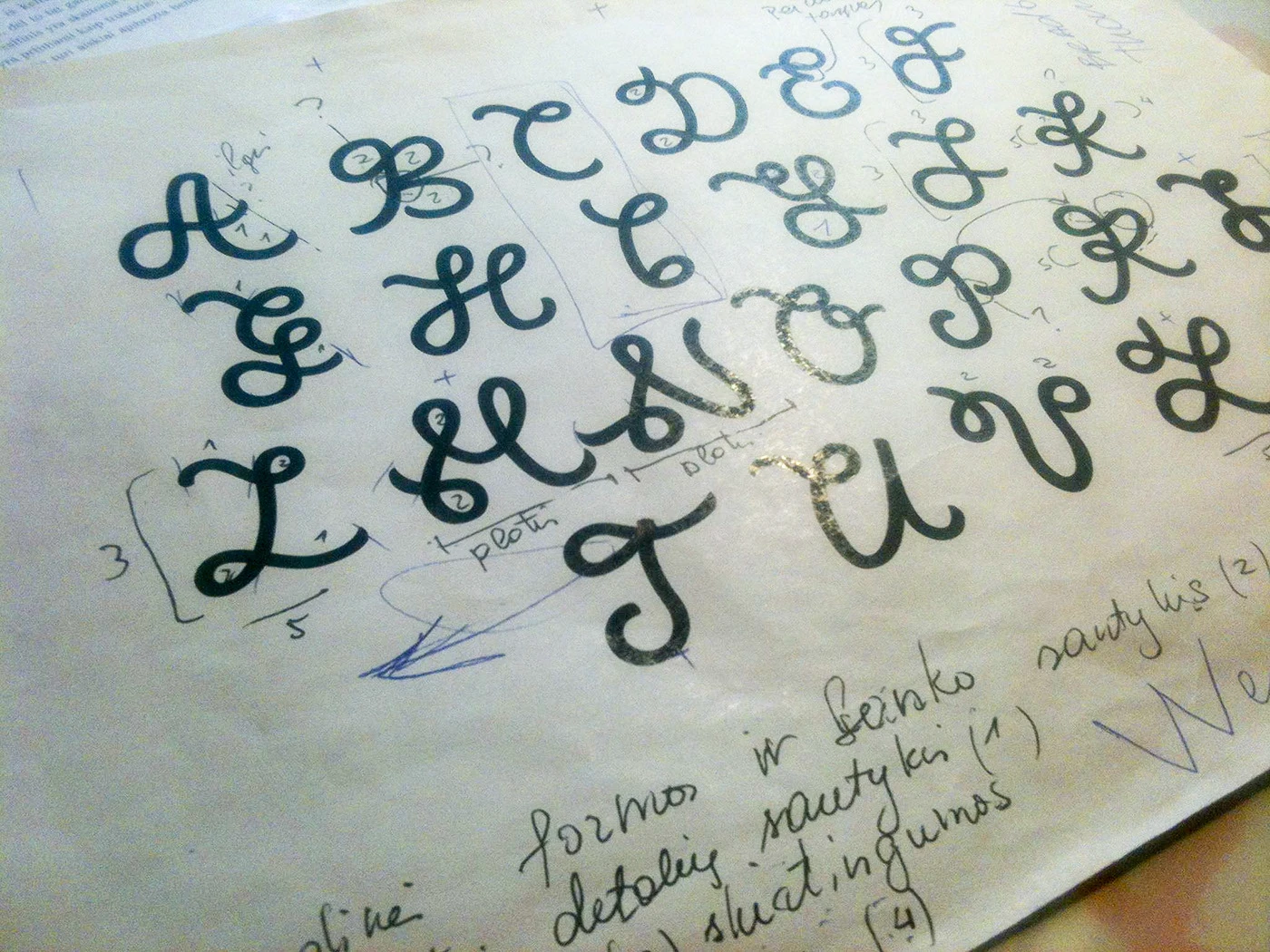 Treciokas typeface